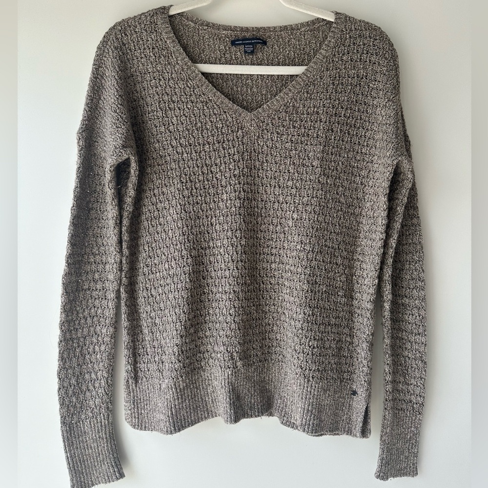 American Eagle Oat Knit Sweater Size S